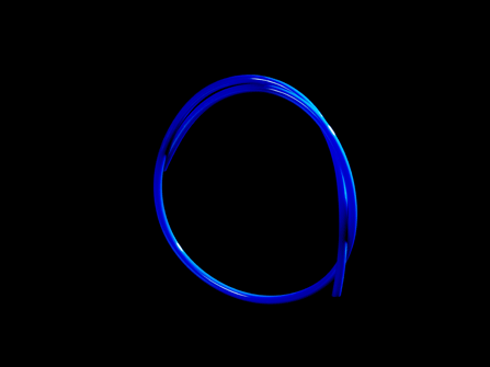 PU gas pipe (Blue)